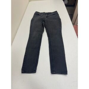 CJ Denim Womens Mid Rise Skinny Jeans Faded Black Size 10‎ Stretch 3311
